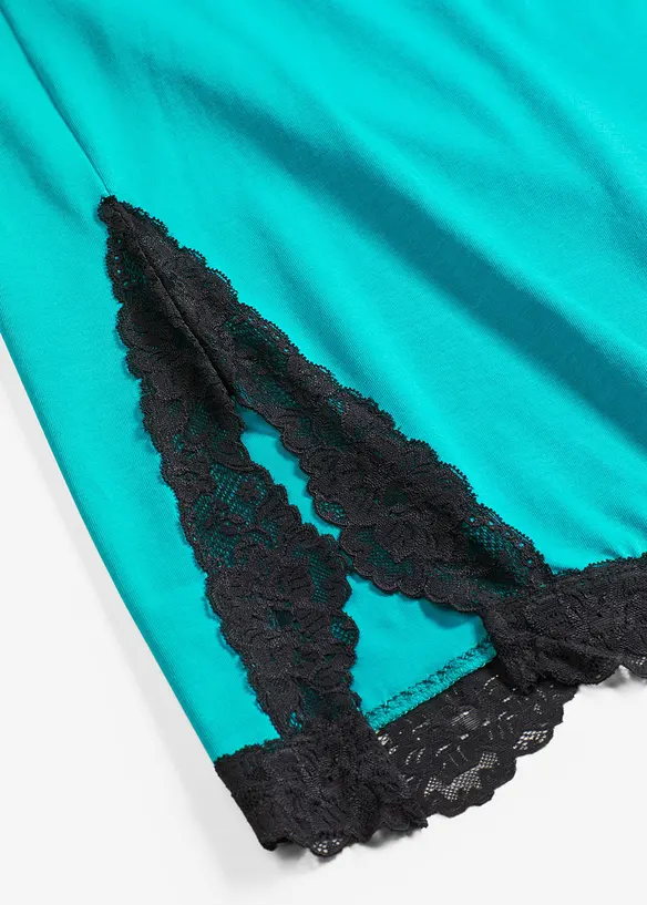 Chemise de nuit courte avec dentelle, bonprix