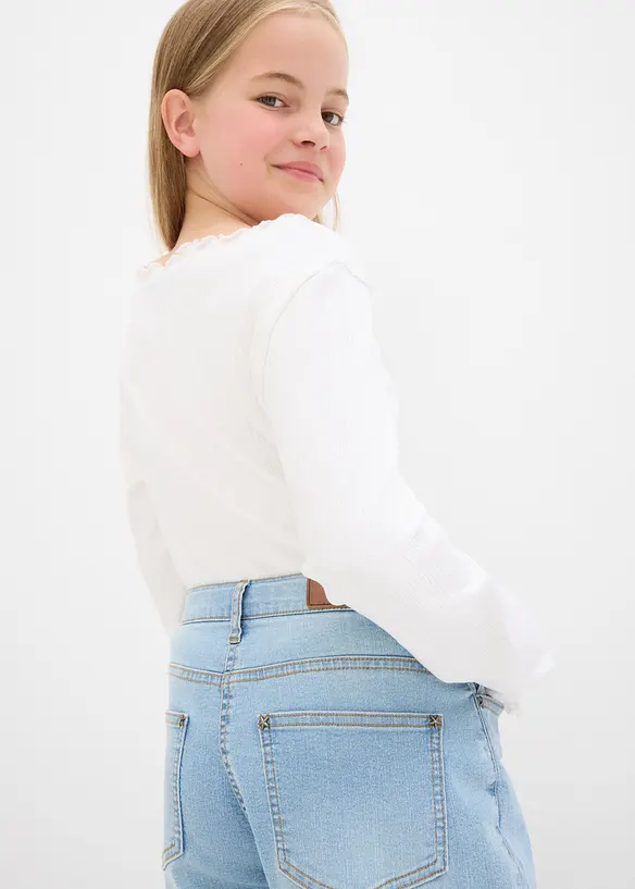 Jean large taille mi-haute, bonprix