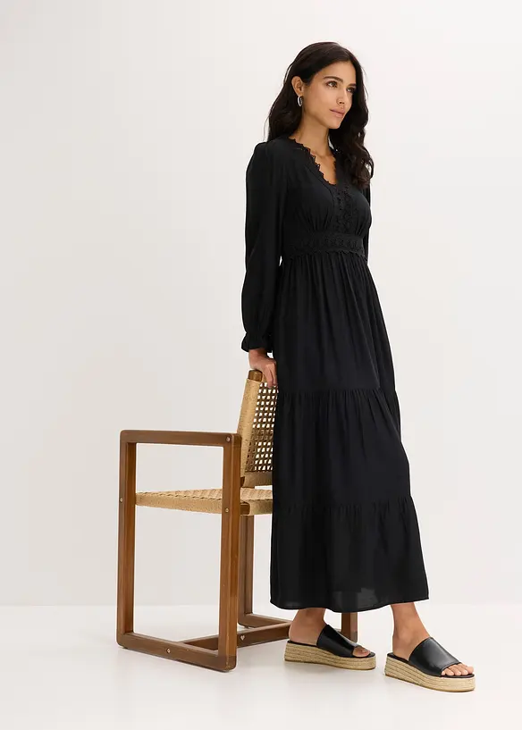 Robe longue 100% viscose, bonprix