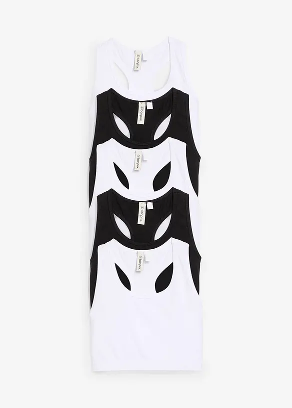 Lot de 5 brassières avec coton doux, bonprix