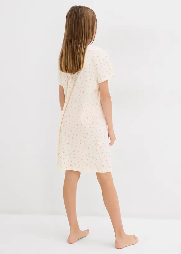 Lot de 3 chemises de nuit 100% coton, bonprix