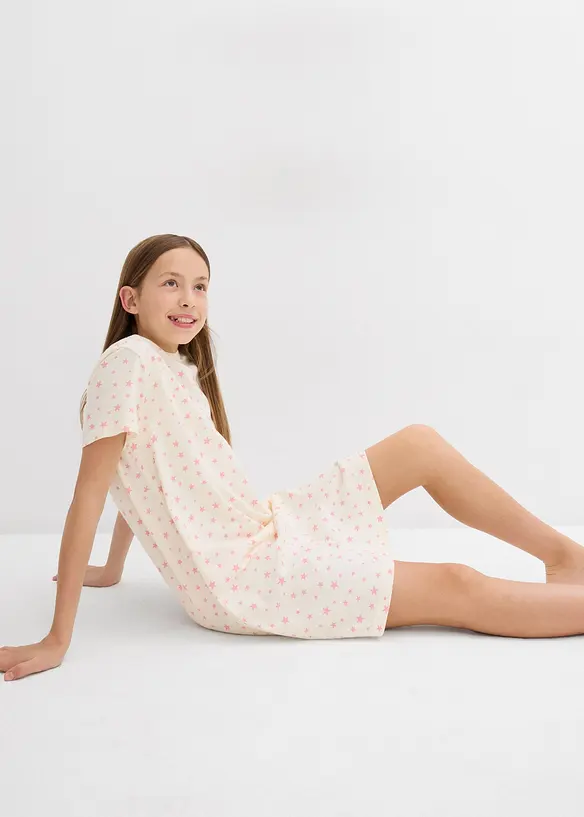 Lot de 3 chemises de nuit 100% coton, bonprix