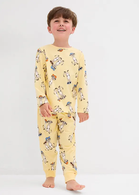 Lot de 2 pyjamas 100% coton (ens. 4 pces), bonprix