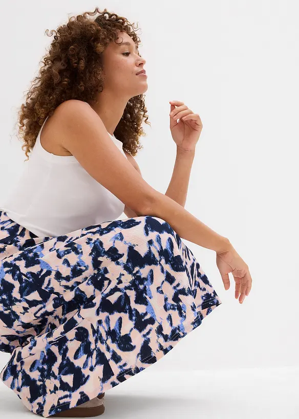 Jupe midi évasée, bonprix