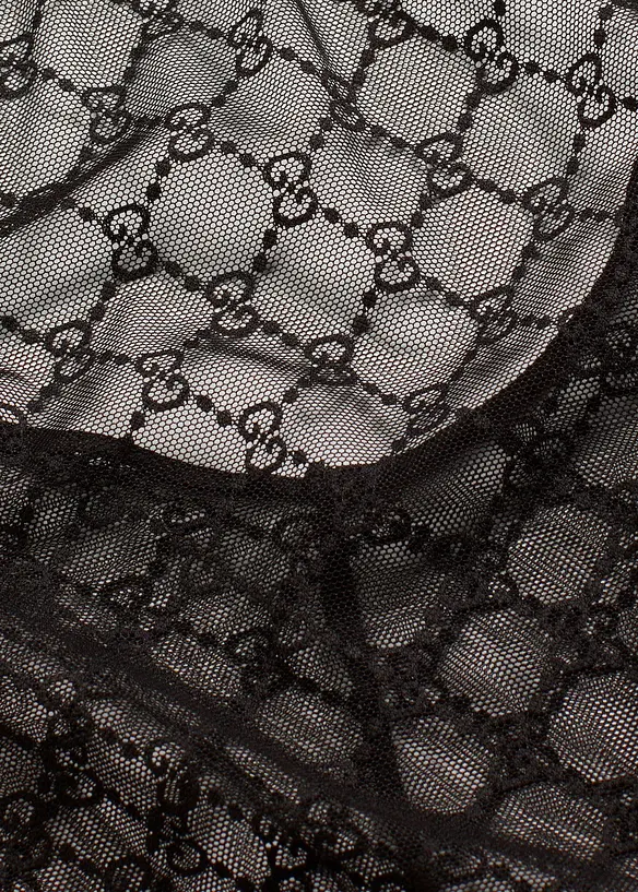 Body avec empiècement tulle, bonprix