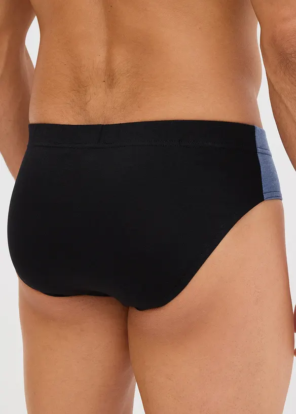 Lot de 5 slips coton, bonprix