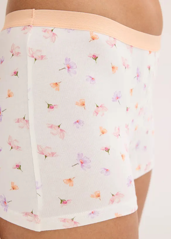 Lot de 4 boxers coton femme, bonprix