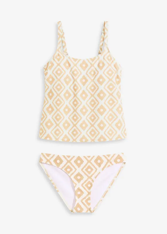 Tankini (ens. 2 pces) à col rond, bonprix