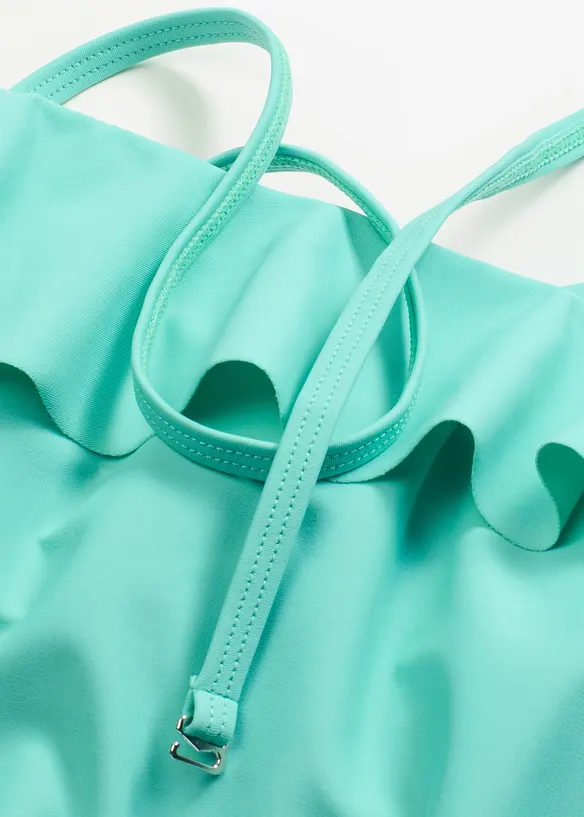 Tankini bandeau (ens. 2 pces) avec bretelles multipositions, bonprix