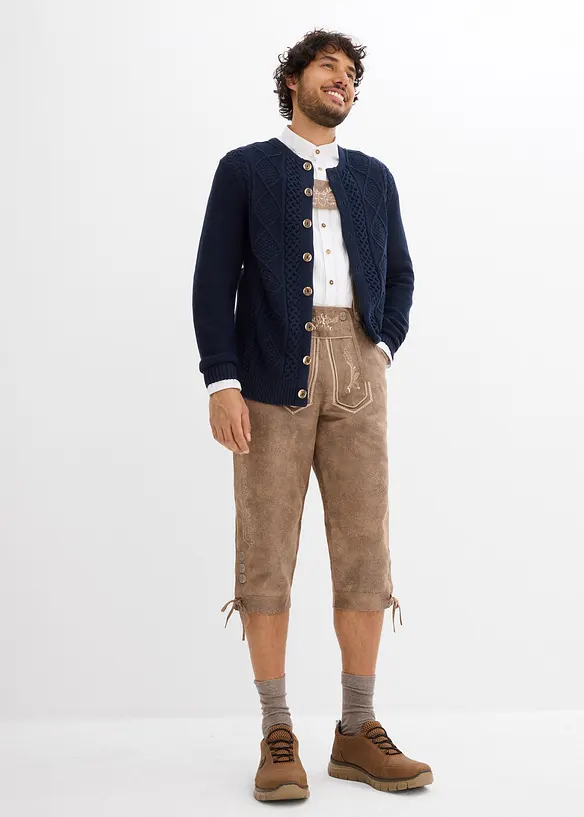 Gilet en maille bavarois, bonprix