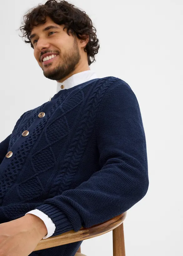 Gilet en maille bavarois, bonprix