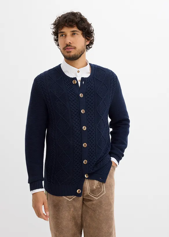 Gilet en maille bavarois, bonprix