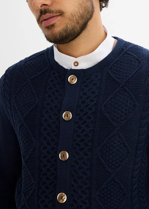 Gilet en maille bavarois, bonprix