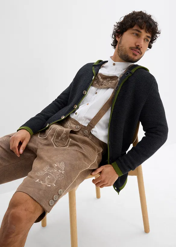 Gilet en maille bavarois, bonprix