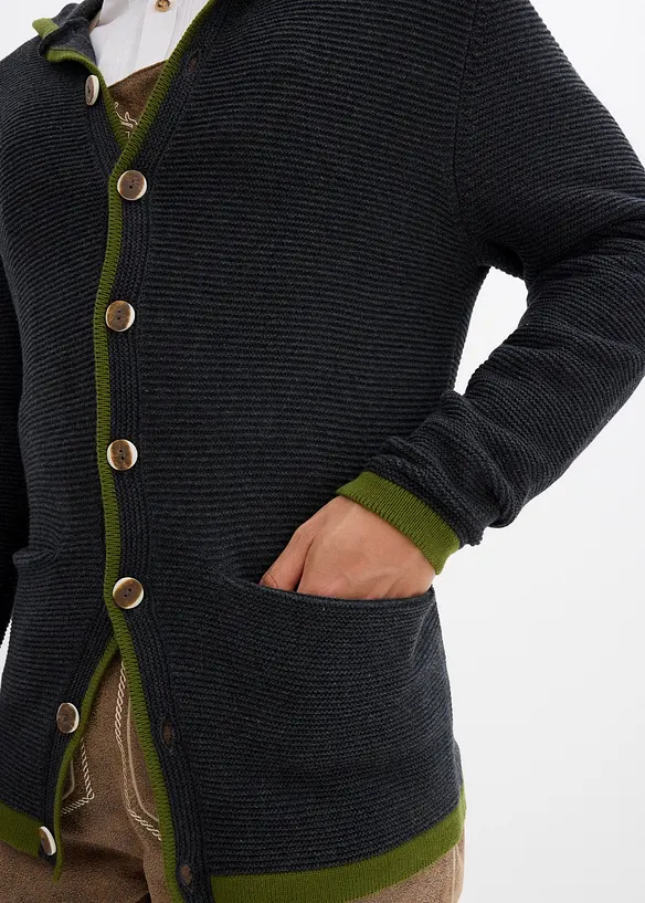 Gilet en maille bavarois, bonprix