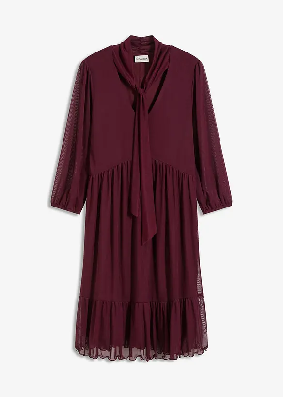 Robe en jersey et mesh, bonprix