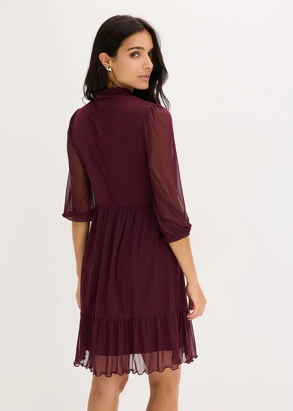 Robe en jersey et mesh, bonprix