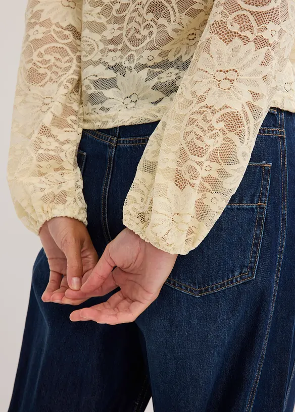 T-shirt en dentelle, bonprix