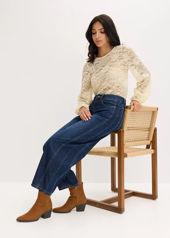 T-shirt en dentelle, bonprix