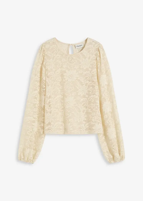 T-shirt en dentelle, bonprix