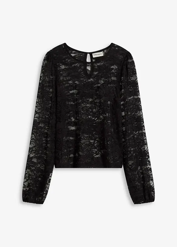 T-shirt en dentelle, bonprix