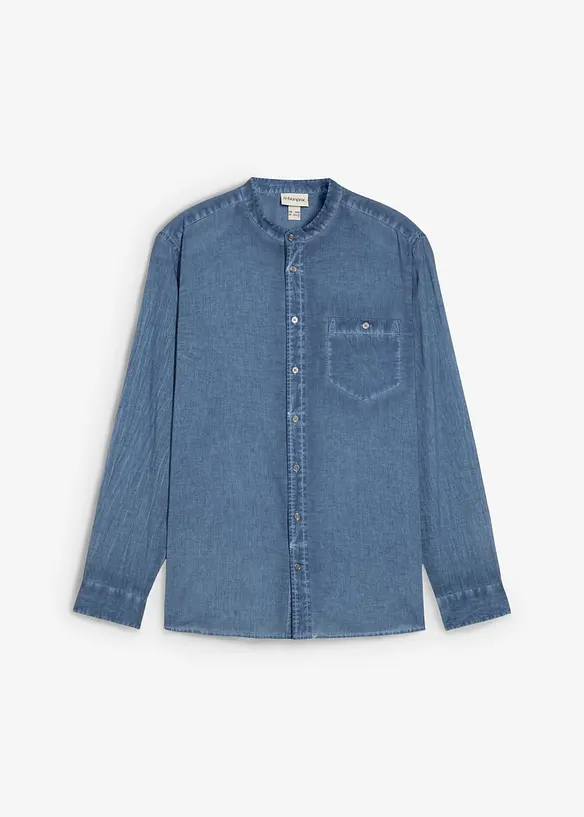 Chemise manches longues aspect délavé, bonprix