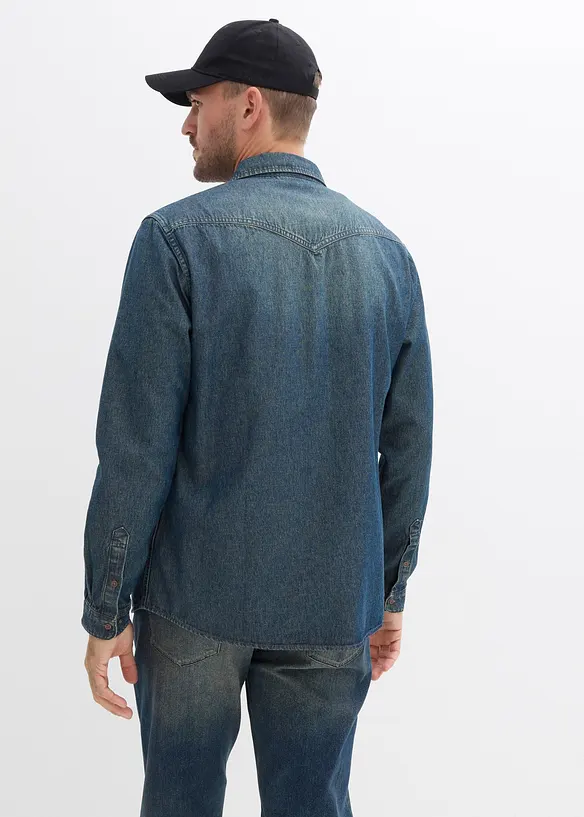 Chemise en jean 100% coton, bonprix