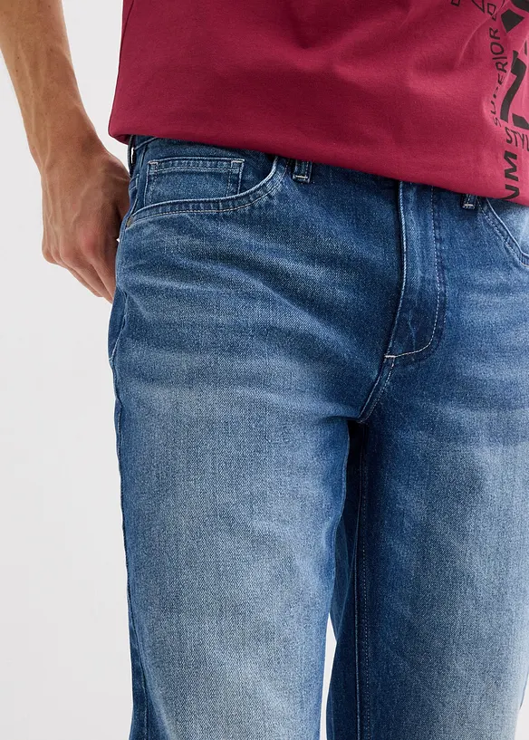 Jean droit extensible, Regular, bonprix