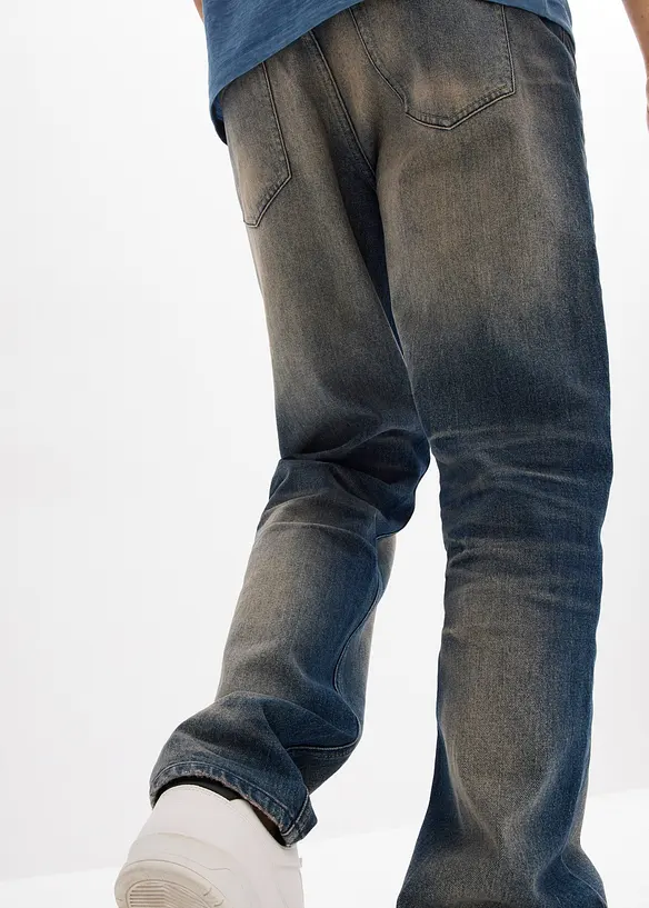 Jean droit extensible, regular, bonprix
