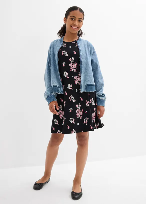 Robe en jersey coton extensible, bonprix