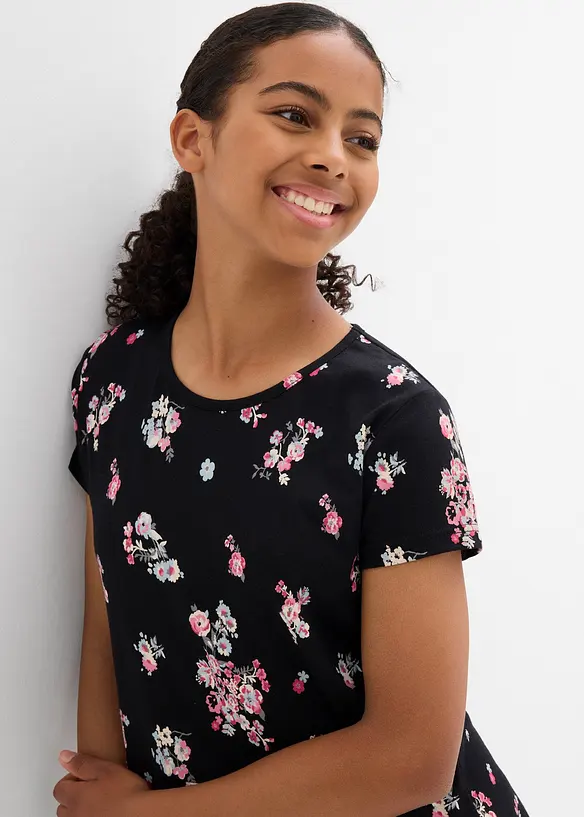 Robe en jersey coton extensible, bonprix