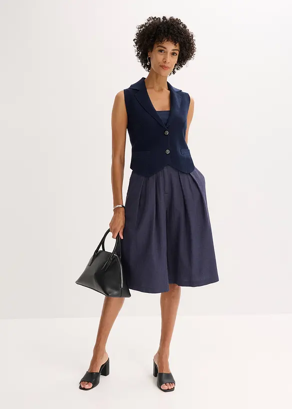 Gilet sans manches en maille, bonprix