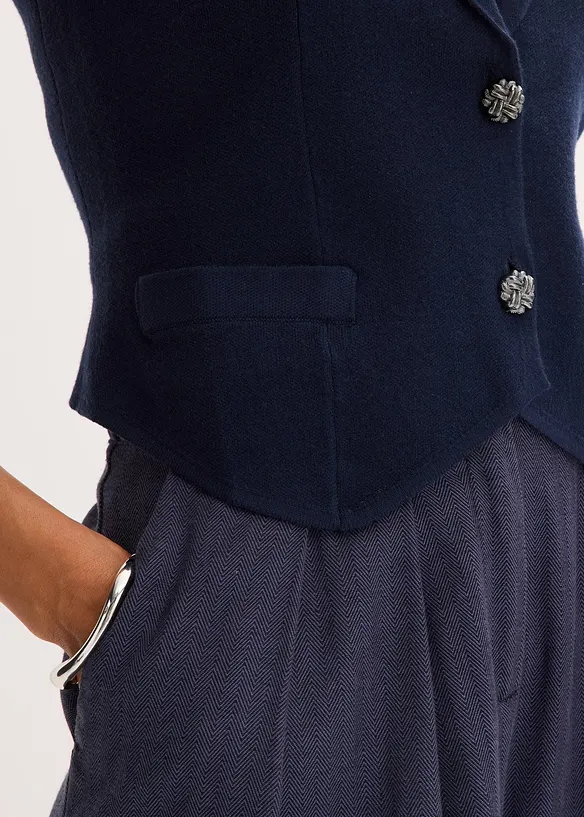 Gilet sans manches en maille, bonprix