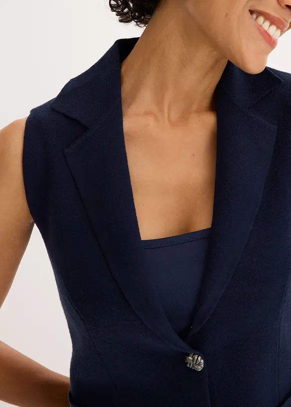 Gilet sans manches en maille, bonprix