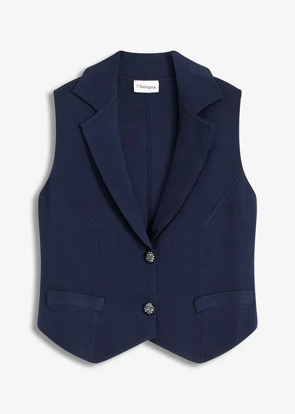 Gilet sans manches en maille, bonprix