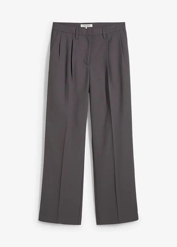 Pantalon à pinces fluide, bonprix