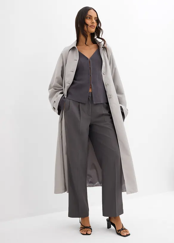 Pantalon à pinces fluide, bonprix