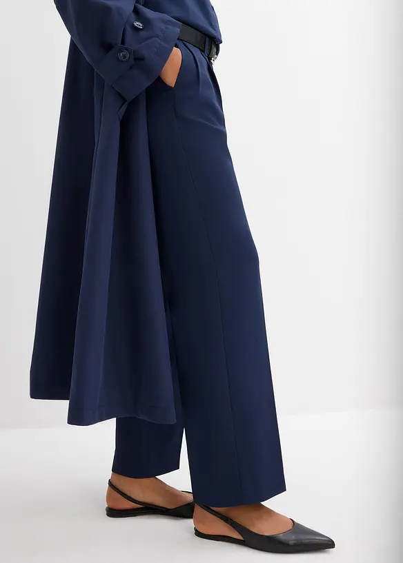 Pantalon à pinces fluide, bonprix