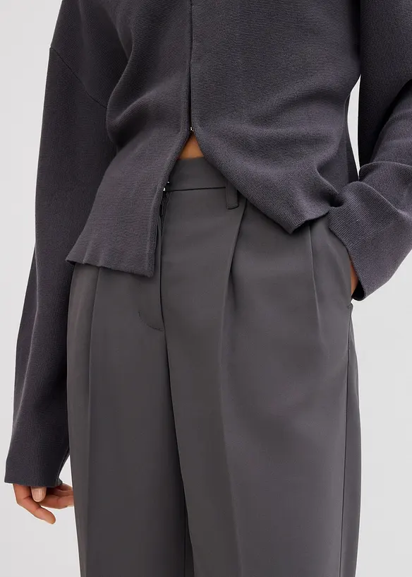 Pantalon à pinces fluide, bonprix