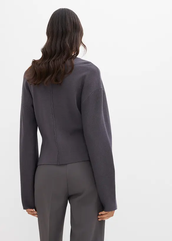 Gilet en maille en viscose mélangée, bonprix