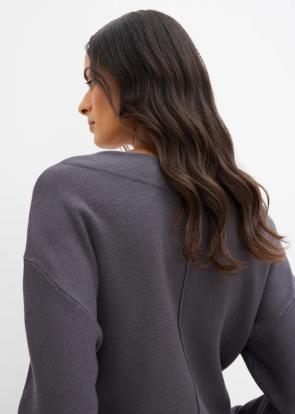 Gilet en maille en viscose mélangée, bonprix