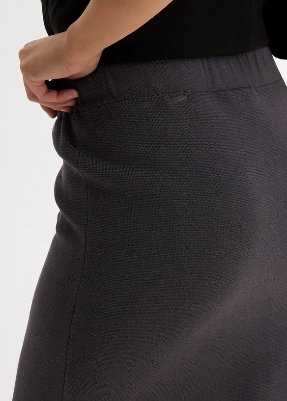 Jupe en maille de viscose mélangée, bonprix