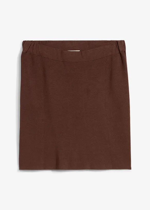 Jupe en maille de viscose mélangée, bonprix