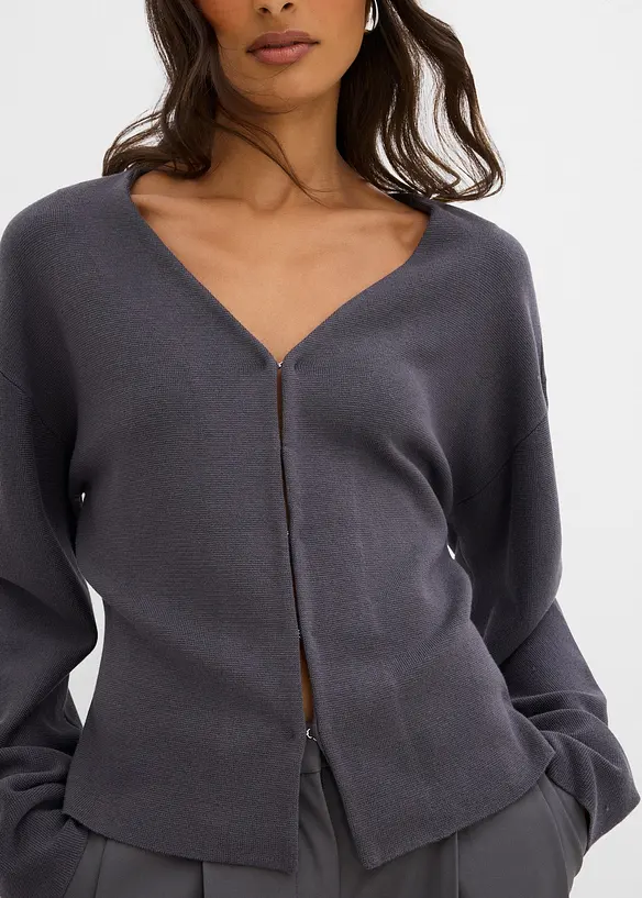 Gilet en maille en viscose mélangée, bonprix