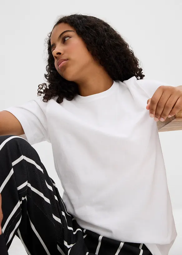 Lot de 3 T-shirts 100% coton, bonprix