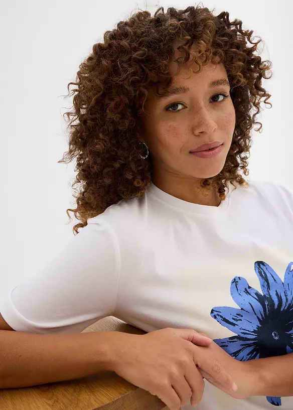 T-shirt imprimé 100% coton, bonprix