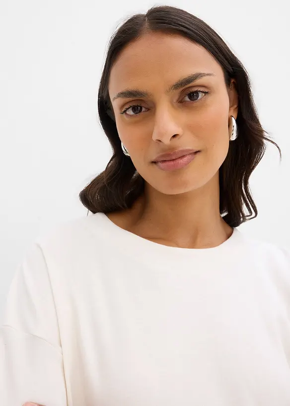 T-shirt manches longues 100% coton, bonprix