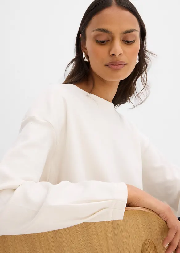 T-shirt manches longues 100% coton, bonprix