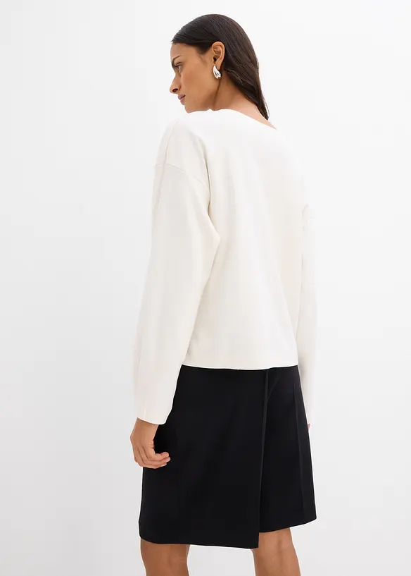 T-shirt manches longues 100% coton, bonprix