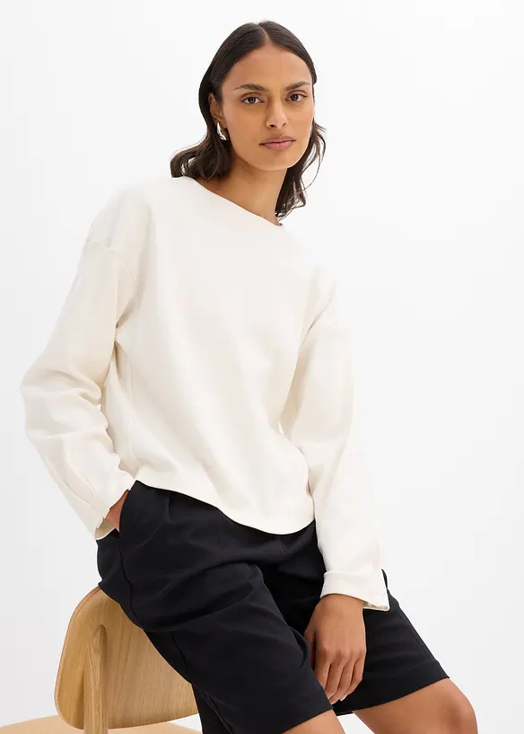 T-shirt manches longues 100% coton, bonprix